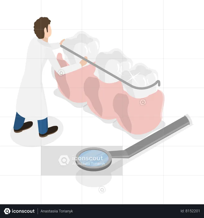 Dentist Care  Illustration