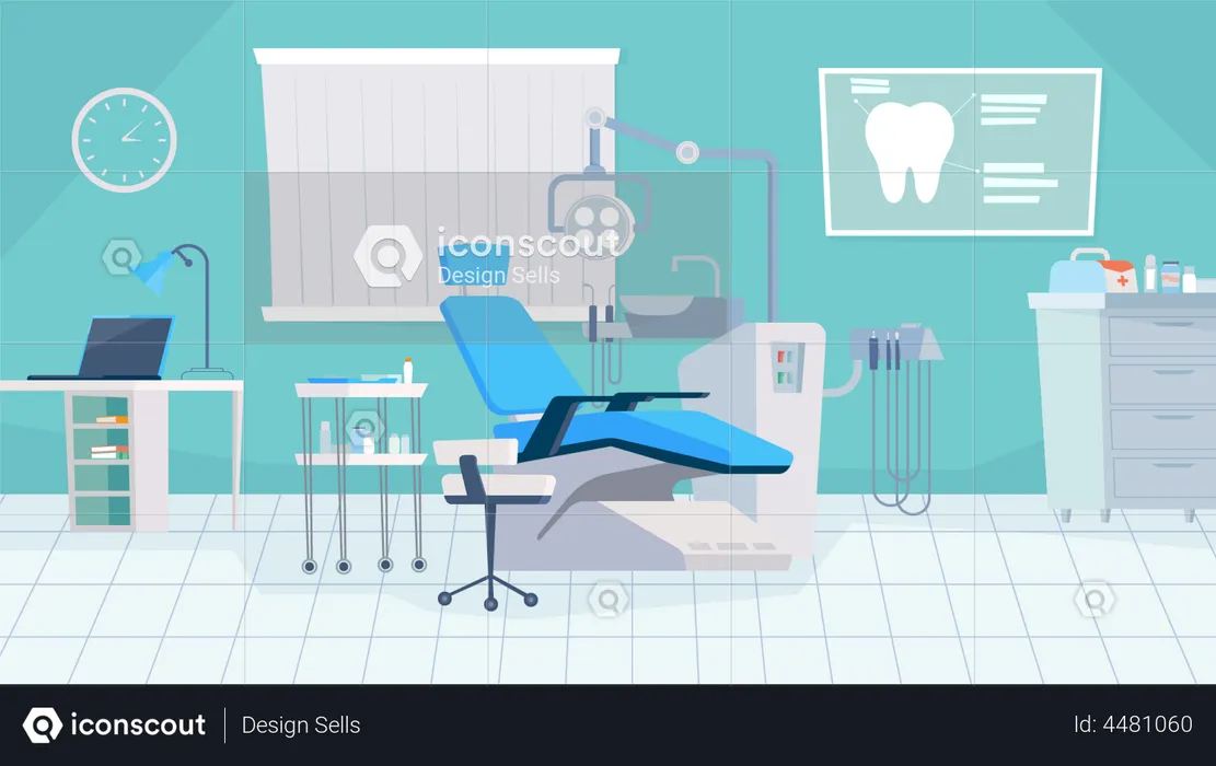 Dentist Chair  Illustration