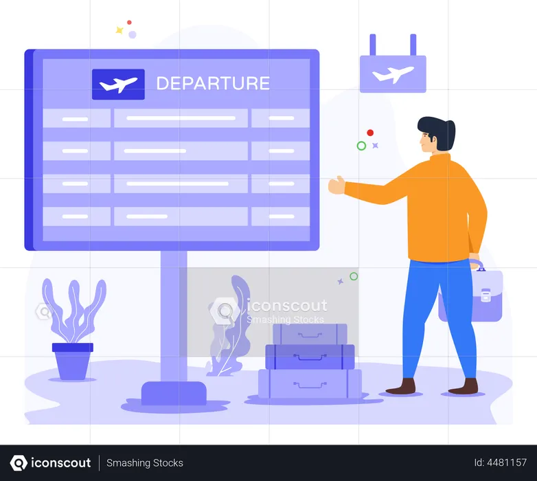 Departure Board  Illustration