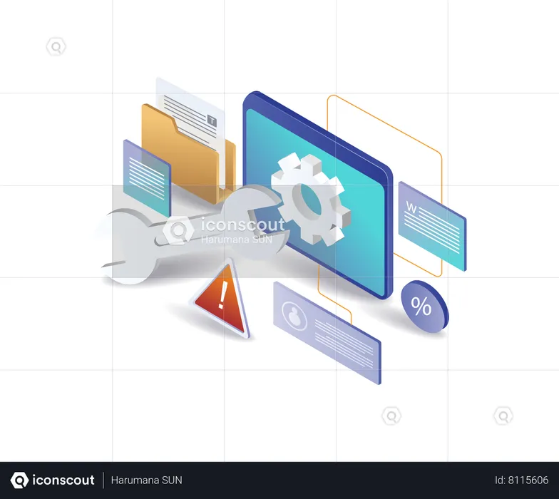 Gestion de la maintenance des dernières données d'application  Illustration