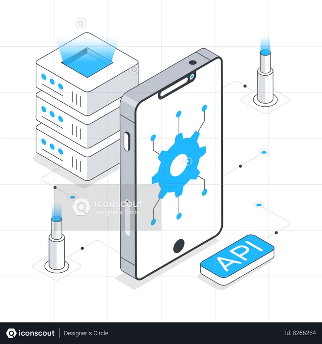 Desarrollo de API  Ilustración