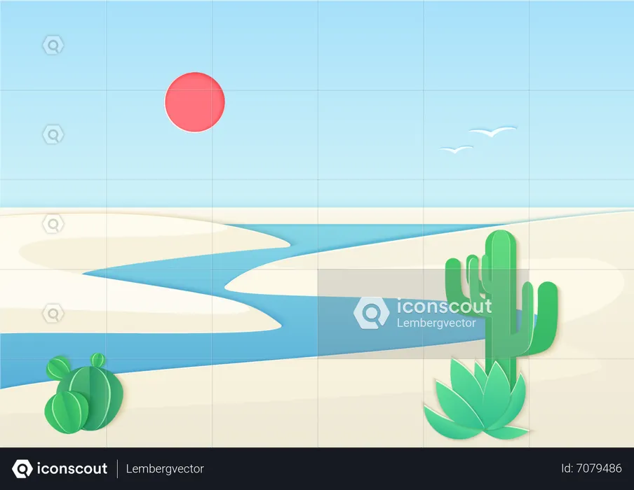 Desert  Illustration