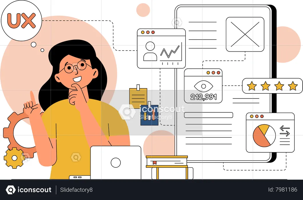 Design Thinking Webdesign  Illustration