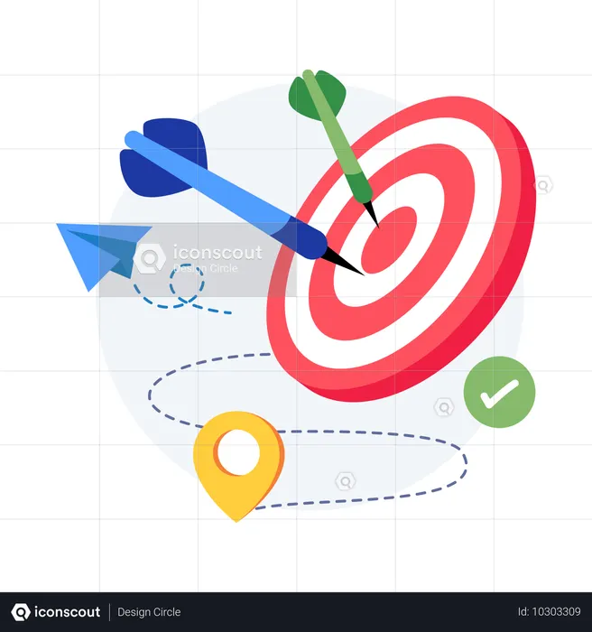 Objectif de destination  Illustration