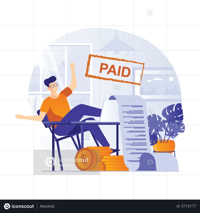 Détail du paiement  Illustration