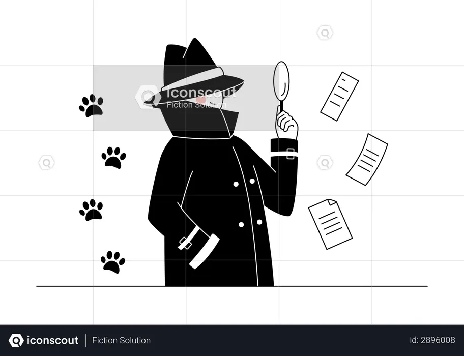 Detective  Illustration