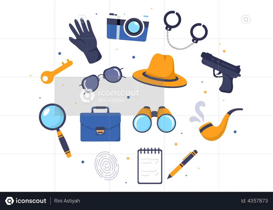Detective Equipment  Illustration