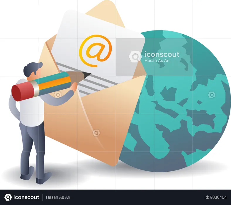 Developing Email Marketing Tactics  Illustration