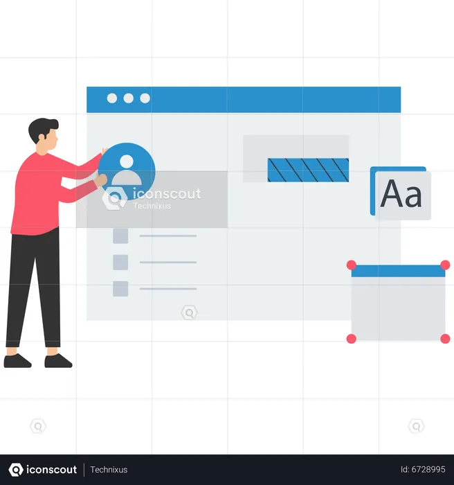 Développement d'interface utilisateur et tests d'utilisabilité  Illustration