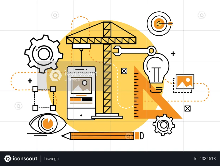 Développement d'une interface utilisateur mobile  Illustration