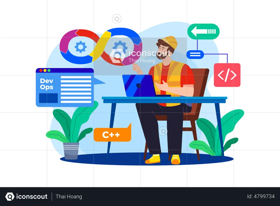 DevOps-Ingenieur  Illustration