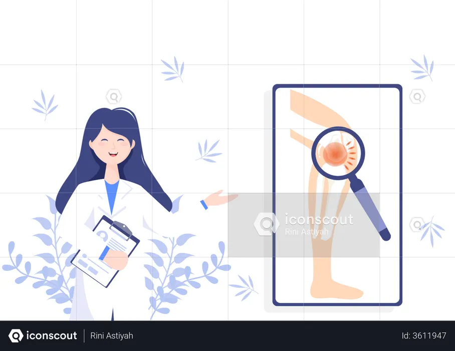 Día de concientización sobre la artritis  Ilustración
