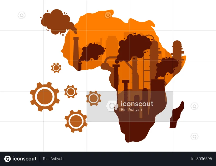 Día de la Industrialización de África  Ilustración