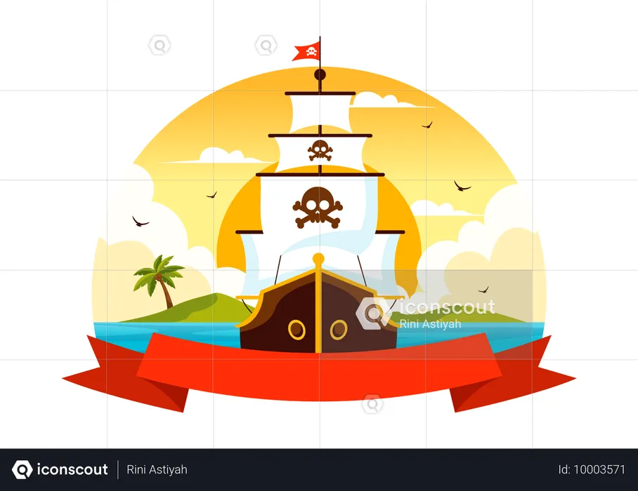 Dia Internacional de Falar como um Pirata  Ilustração