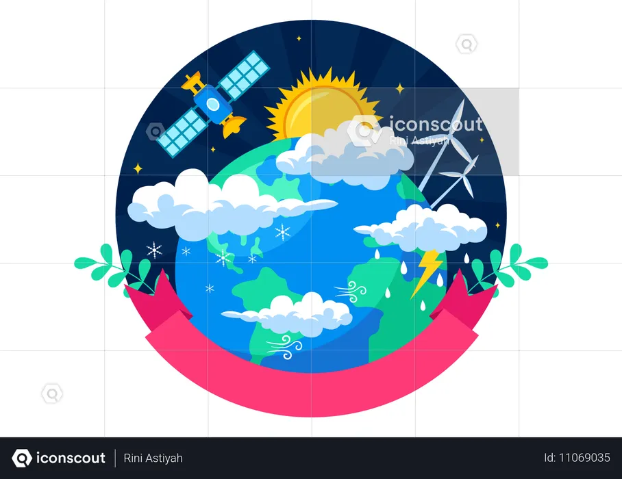 Dia Meteorológico Internacional  Ilustração