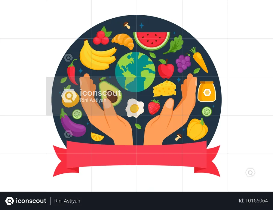 Dia Mundial da Alimentação  Ilustração