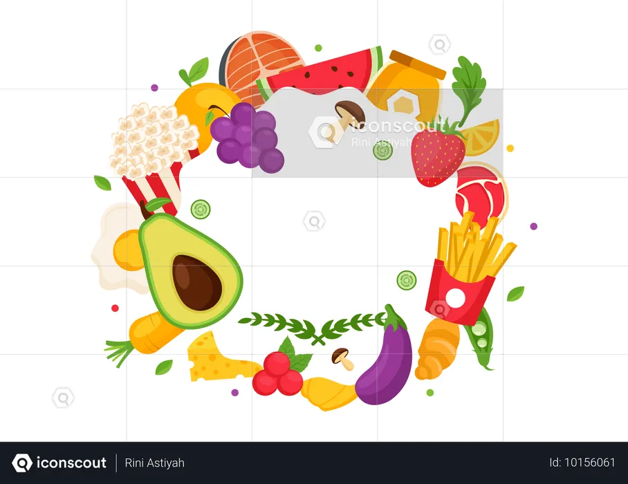 Día Mundial de la Alimentación  Ilustración