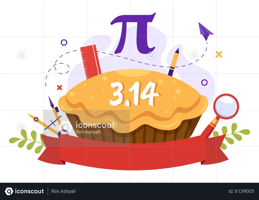 Dia Mundial do Pi  Ilustração