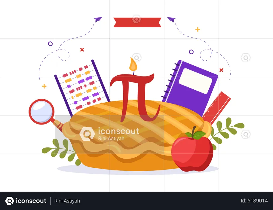 Dia Mundial do Pi  Ilustração
