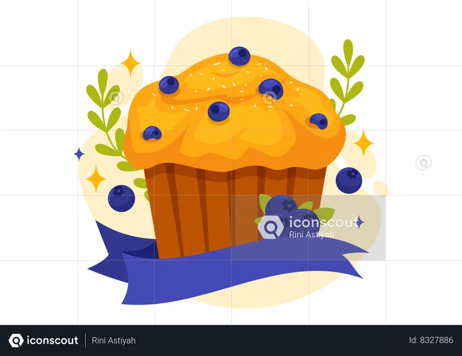 Dia Nacional do Muffin  Ilustração