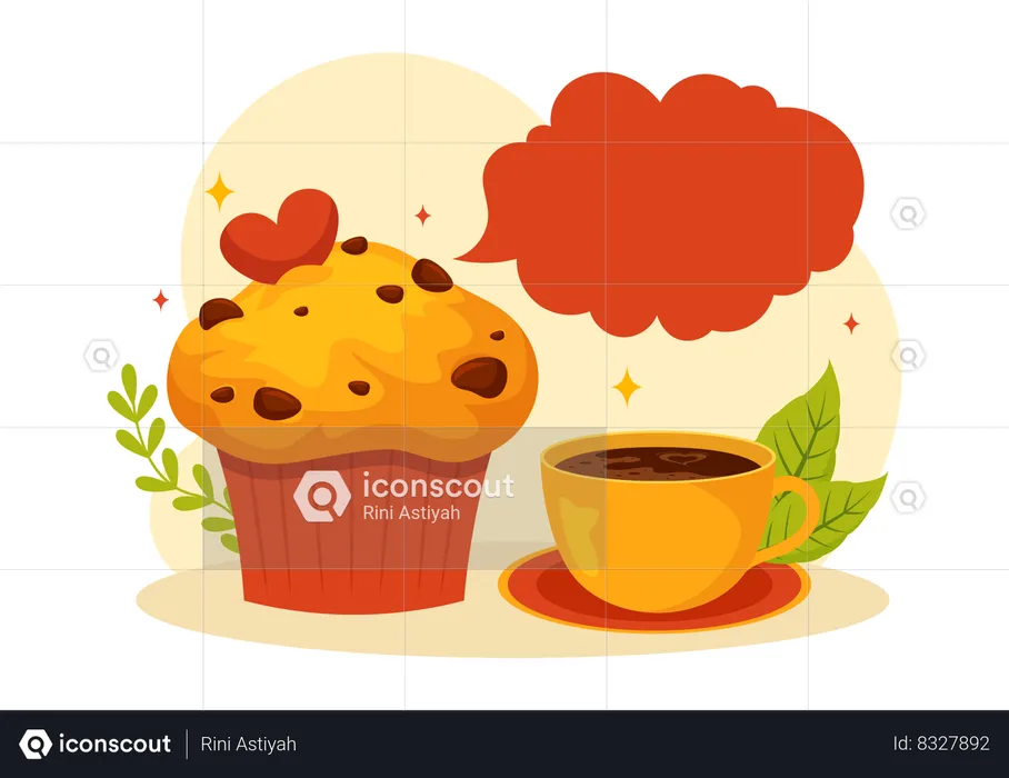 Dia Nacional do Muffin  Ilustração