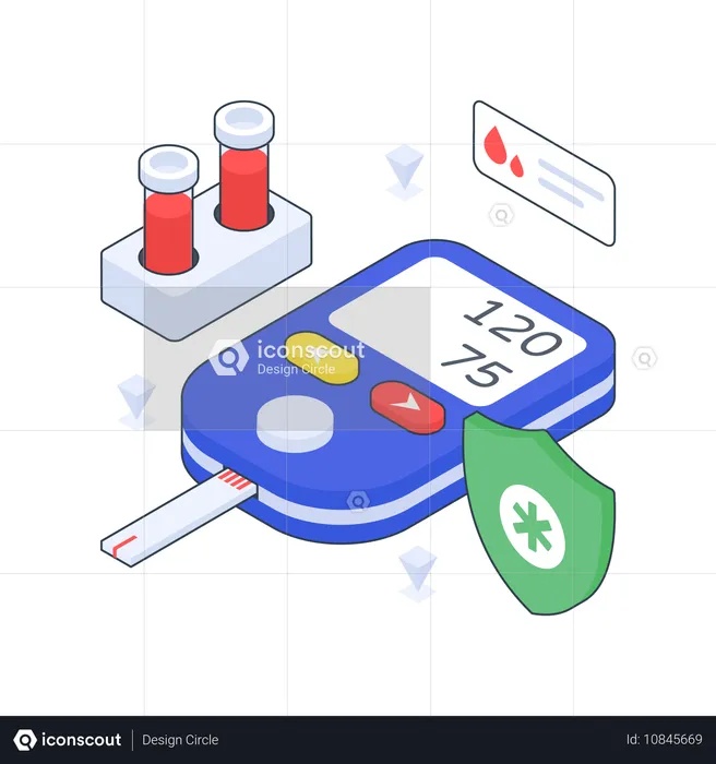 Diabetes-Check-Up  Illustration