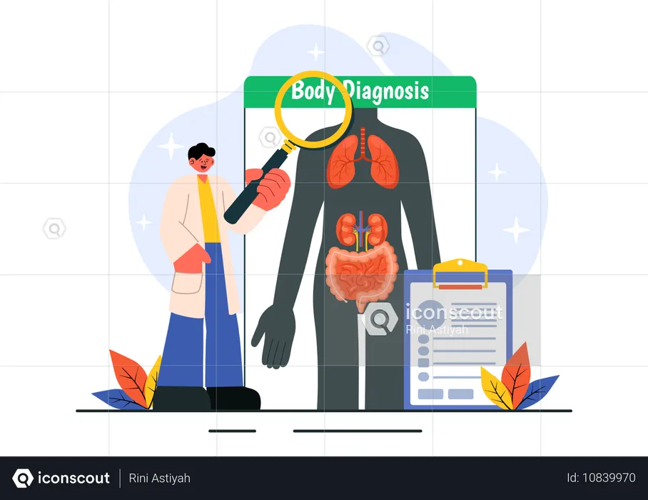 Diagnostic corporel  Illustration