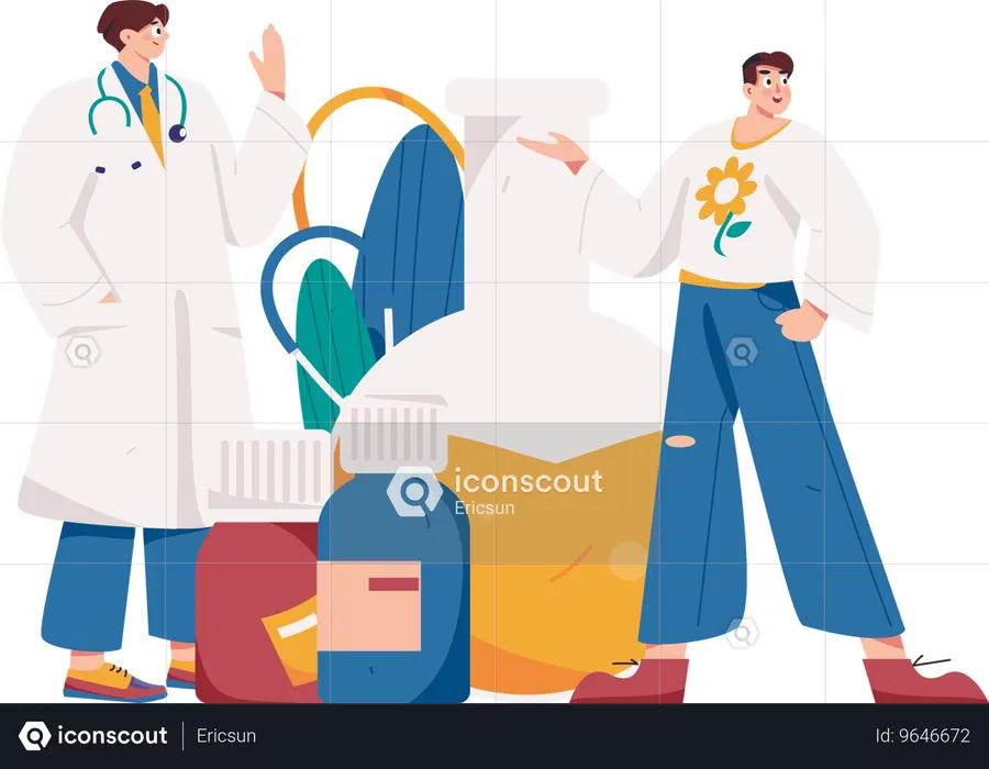 Diagnostic Research  Illustration
