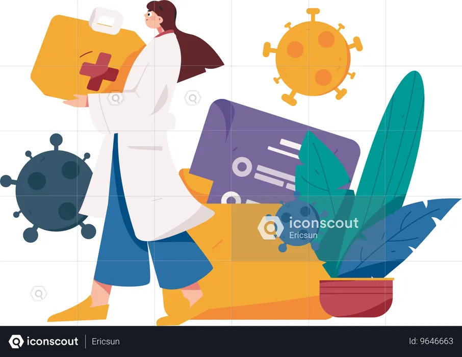 Diagnostic Research Report  Illustration