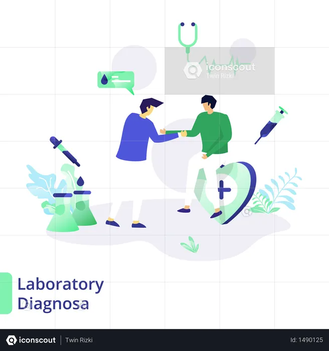 Diagnóstico de laboratorio  Ilustración