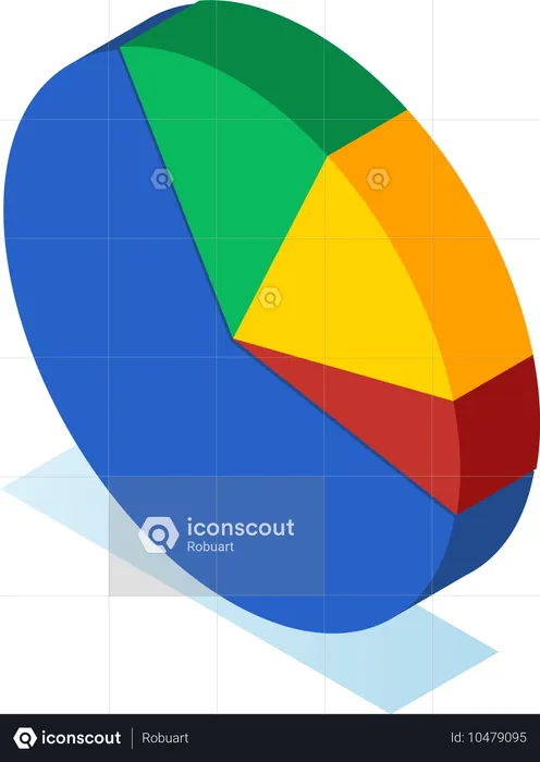 Diagramme circulaire d'entreprise  Illustration