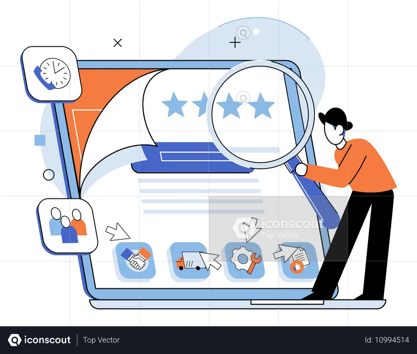 Die Entwicklung effektiver Methoden und Strategien steigert die Geschäftseffizienz  Illustration