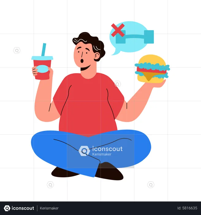 Diet Fail  Illustration