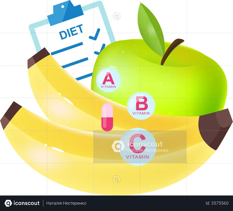 Dietary nutrition  Illustration