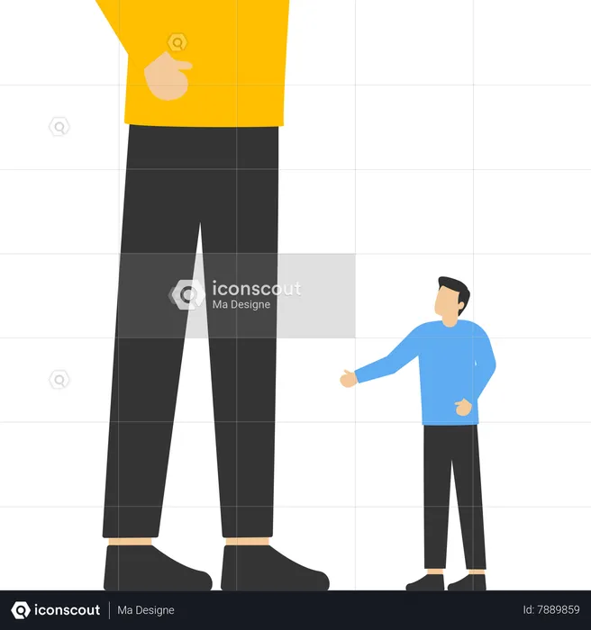 Different job positions in the company  Illustration