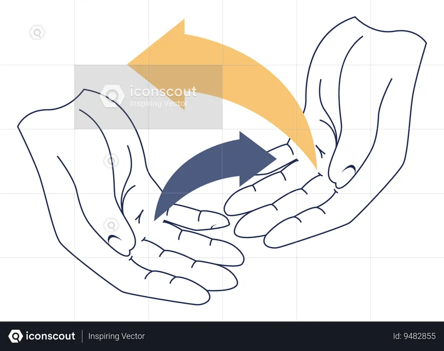 Difficult decision-making  Illustration