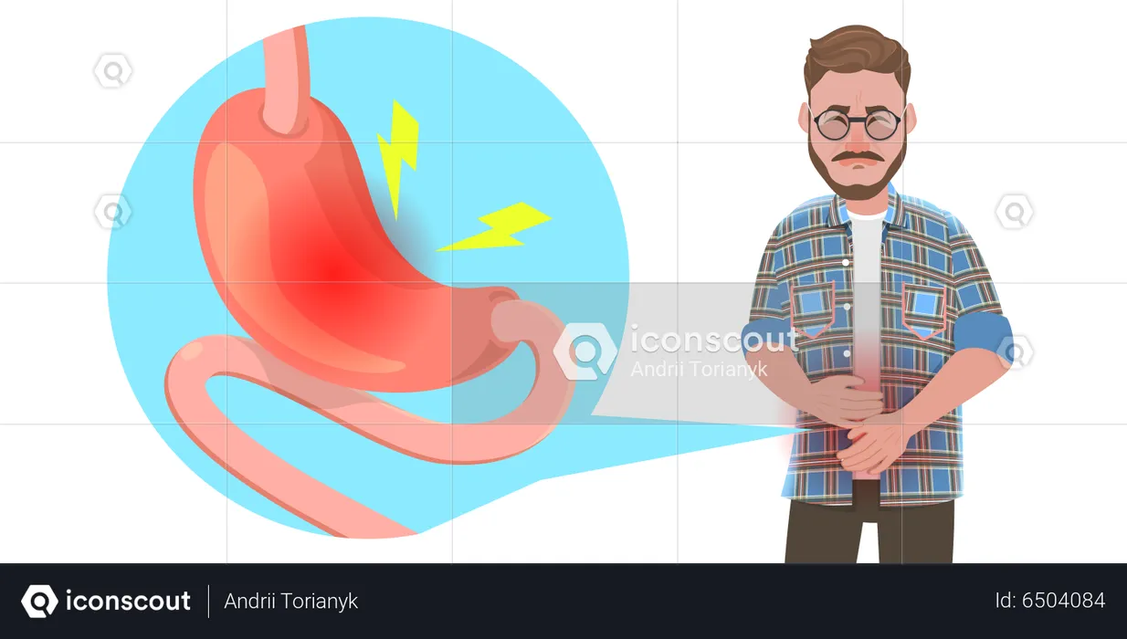 Digestive Tract Problems  Illustration