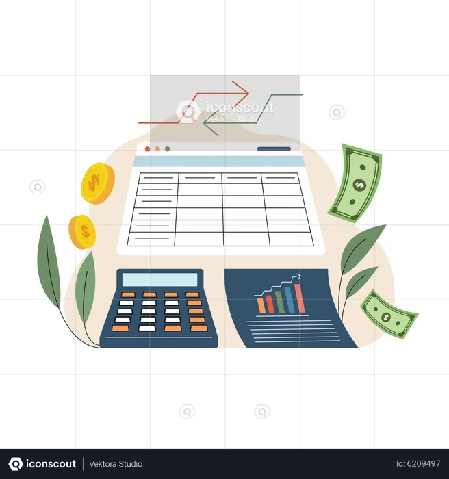 Digital Accounting  Illustration