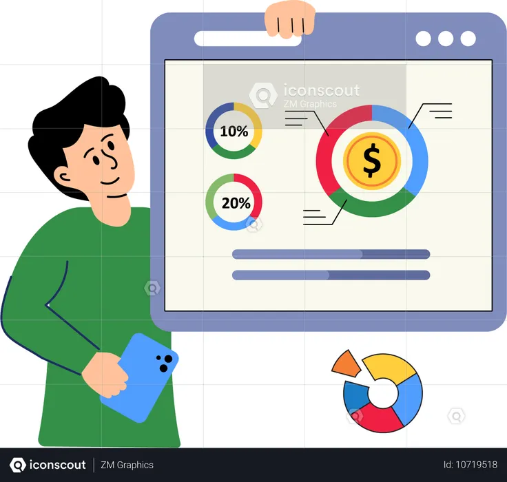 Digital Analytics  Illustration