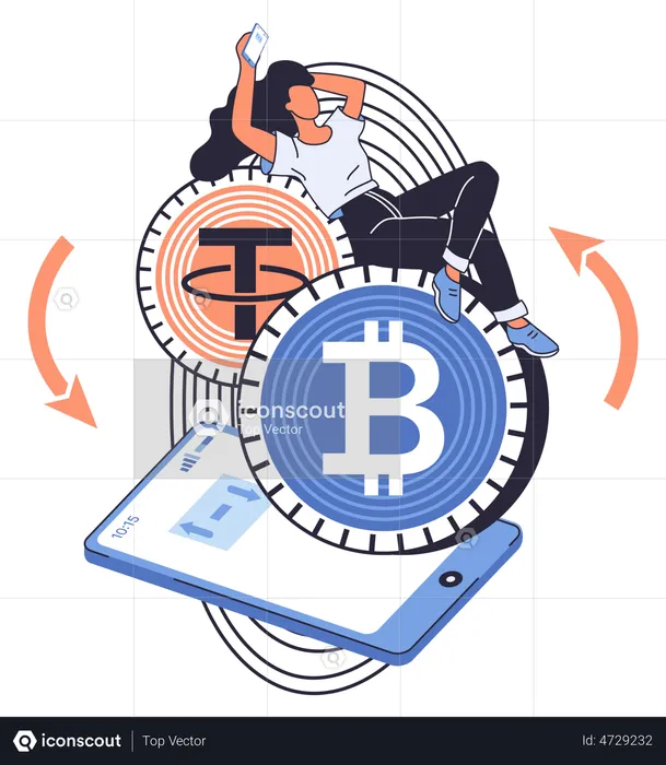 Digital Currency Platform  Illustration