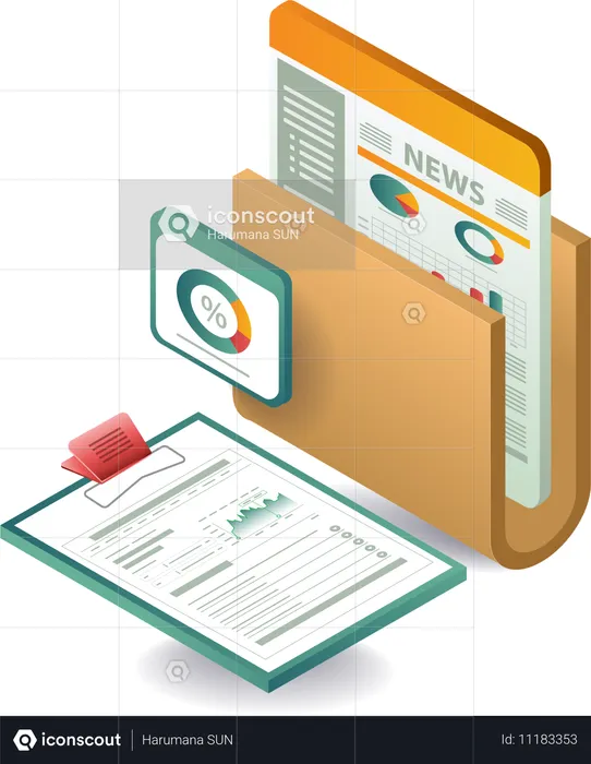 Digital data management and analysis technology  Illustration