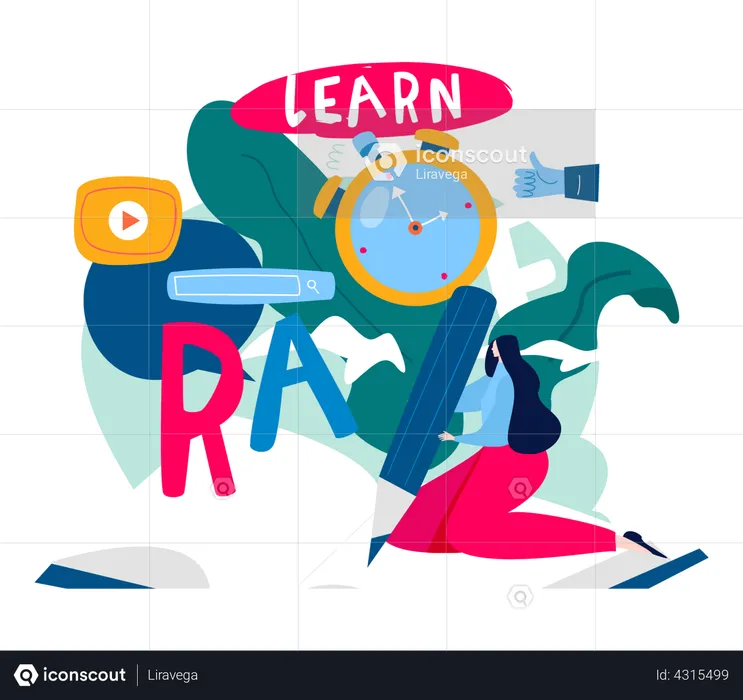 Digital Education  Illustration