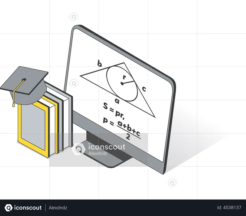 Digital education  Illustration