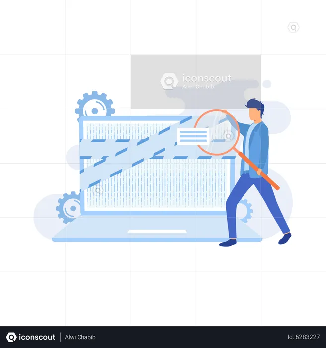 Digital forensic science  Illustration