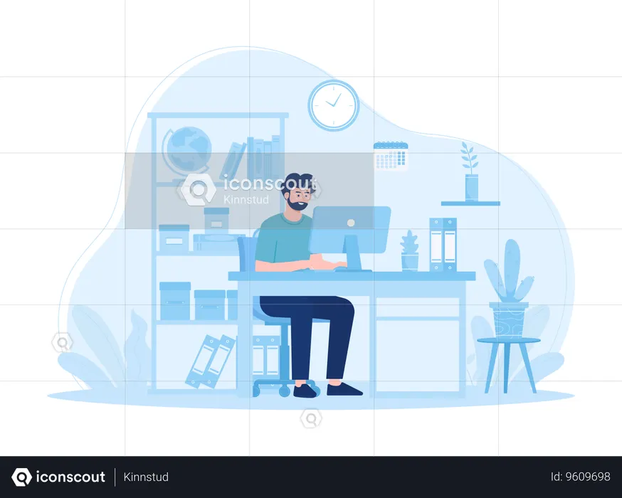 Digital Learning Resources  Illustration
