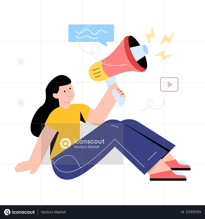 Digital Marketing  Illustration
