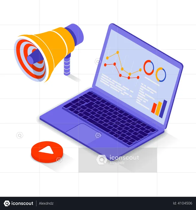 Digital marketing analysis  Illustration