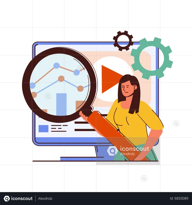 Digital Marketing Analysis  Illustration