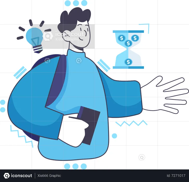 Digital Marketing Idea  Illustration
