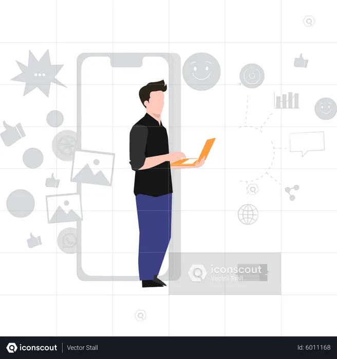 Digital marketing  Illustration